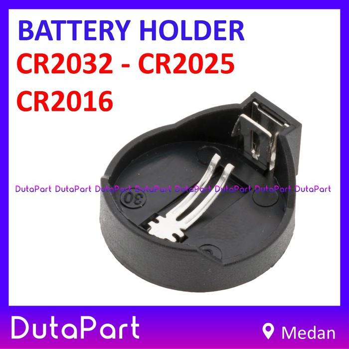 CR2032 Battery Holder Tempat Baterai Koin PCB RTC CR2025 CR2016