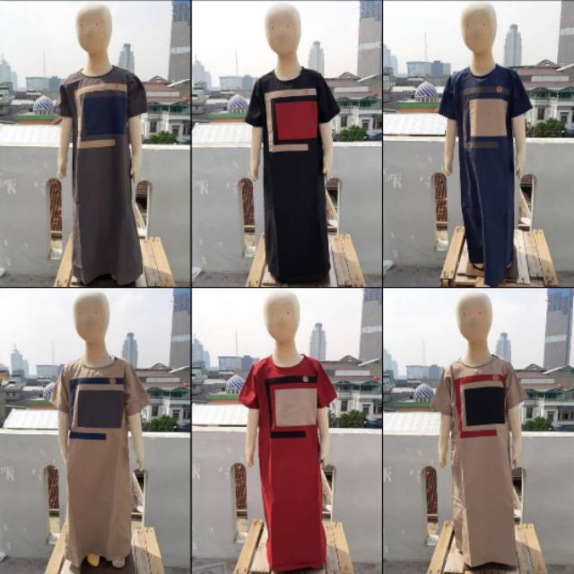 Gamis anak laki-laki lengan pendek al amwa - gamis anak lengan pendek al amwa
