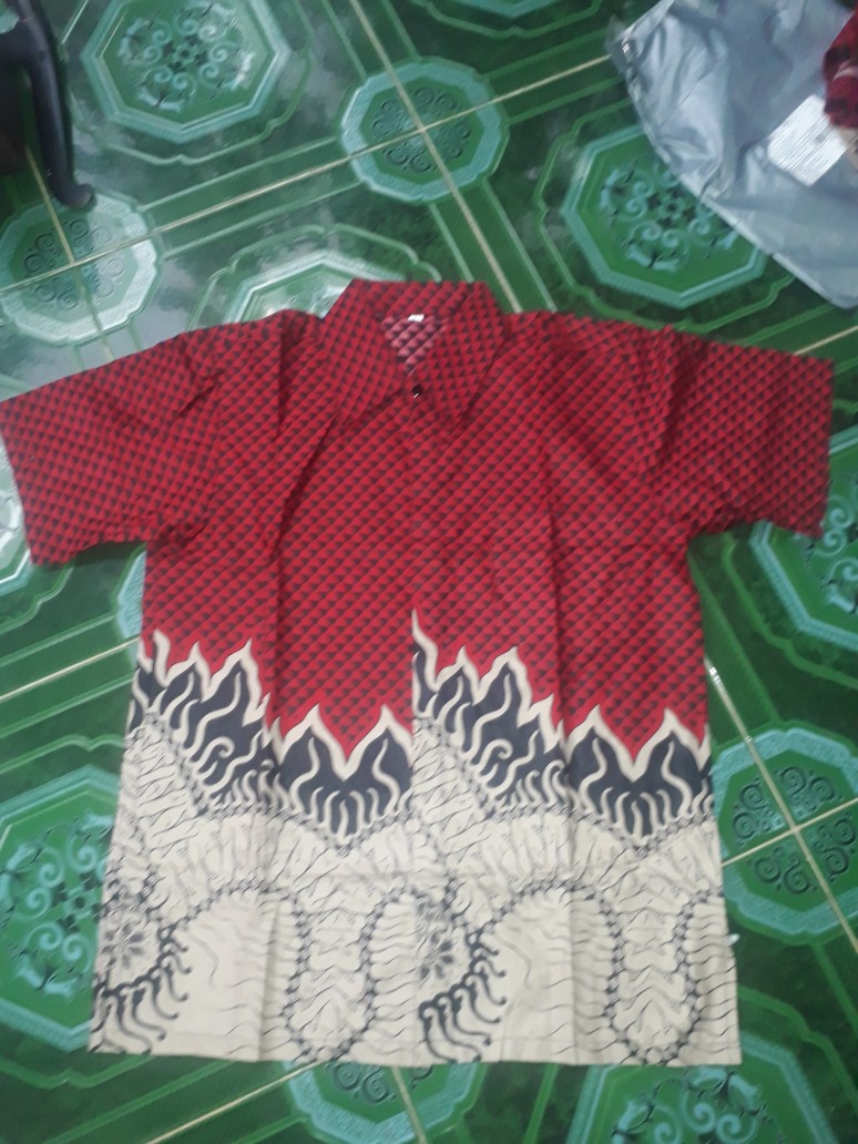 Maura Couple - Sania Ruffle Batik Couple Ori Ndoro Jowi Dnt Couple Batik Dress Batik Keluarga
