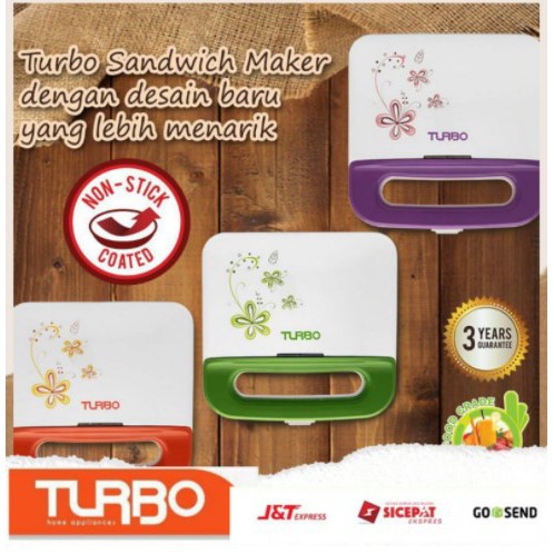 Sandwich Maker Turbo EHL5038 Pemanggang Roti Elektrik Alat Panggang Praktis