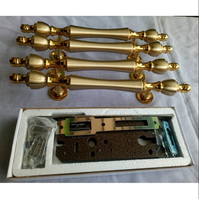 Handle pintu rumah / Gagang pintu rumah / Handle pintu set kunci DAHLIA Terbaik