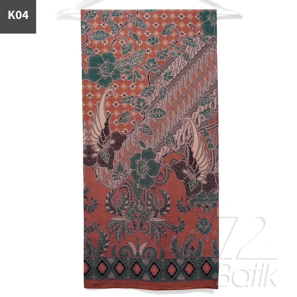 KAIN BATIK PREMIUM Bahan Katun Motif Kembang Sayap Warna Coklat 721670 Cap 72 Jarik Jarit Samping Kebat Panjang Batik Katun Modern Premium Bahan Seragam Batik Pernikahan Kantor Keluarga Murah Kamen Jadi Batik Bali Lembaran