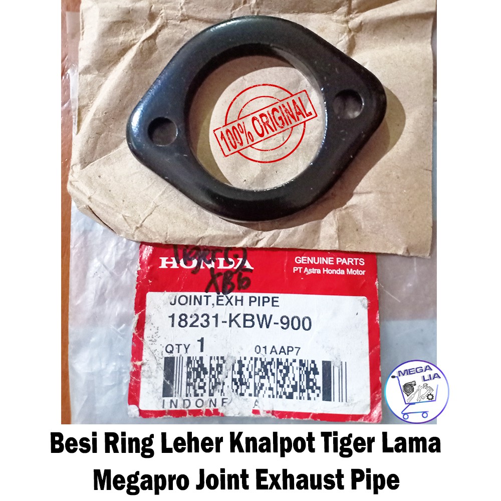 Besi Ring Leher Knalpot Tiger Lama Megapro - Joint Exhaust Pipe ORI HONDA 18231-KBW-900