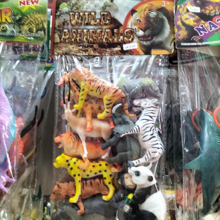 Flash Sale Wild Animals Binatang Karet Isi 12Pcs Terlaris