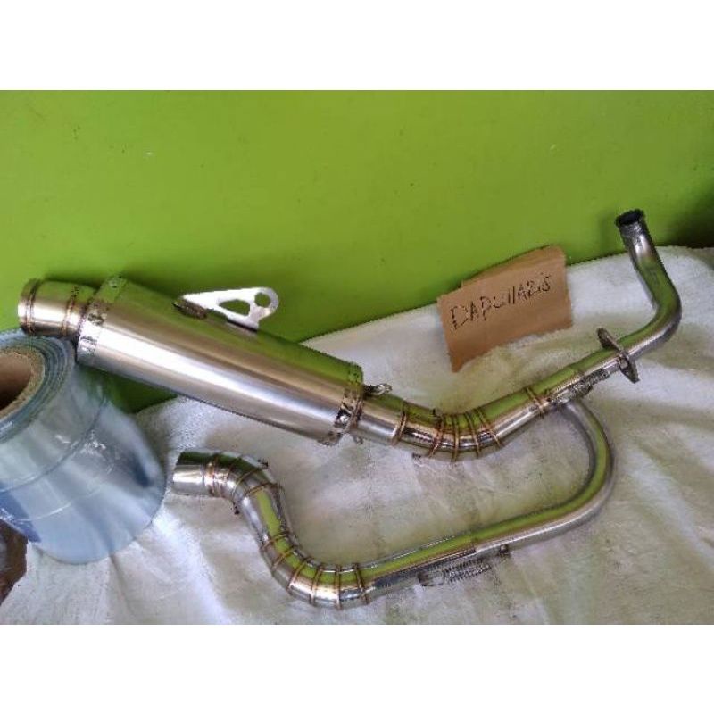 KNALPOT RACING POLOS LEHER ATAS BEAT FI KARBU VARIO 110 VARIO 125 VARIO 150 DLL