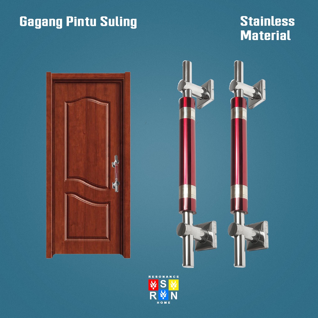 Pull Handle Pintu Rumah / Gagang Tarikan Pintu 45 cm Suling Resonance Home