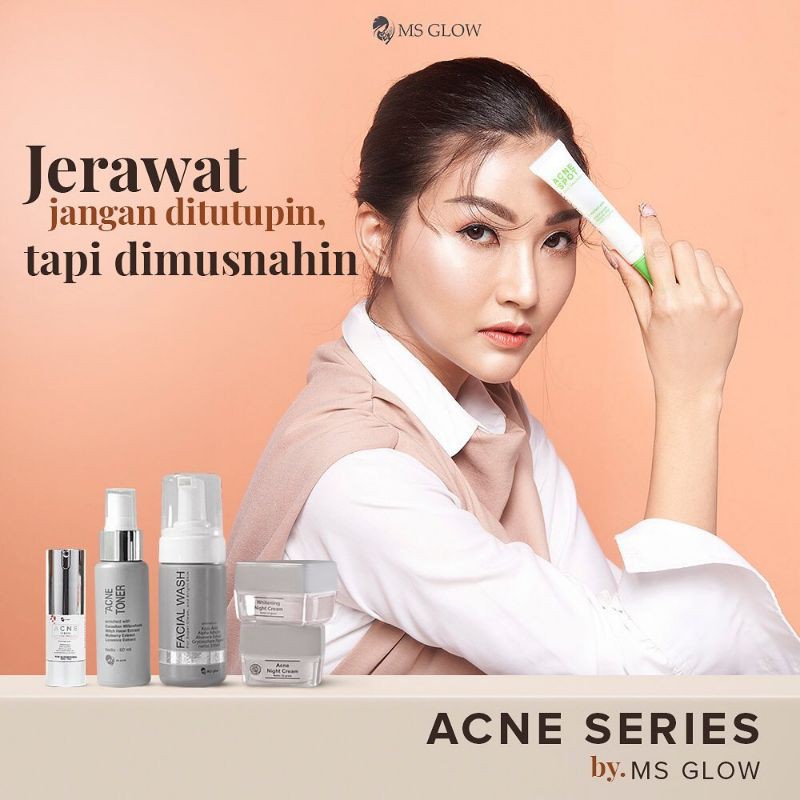 rangkaian ms glow paket acne lengkap