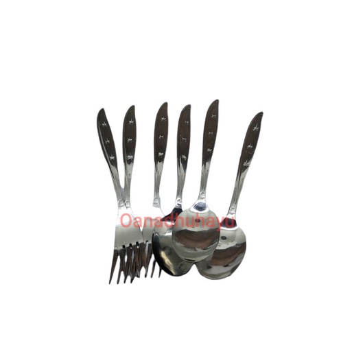 SENDOK & GARPU DOLL  6 PCS SENDOK MAKAN DOLL GARPU DOLL SENDOK & GARPU STAINLESS