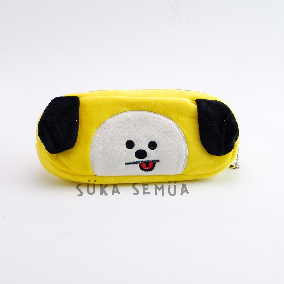 

[KODE PRODUK 488Q] Tempat Pensil BTS BT21 Plushy // Kotak Pinsil Wadah Plushie Empuk Bulu Halus Bang