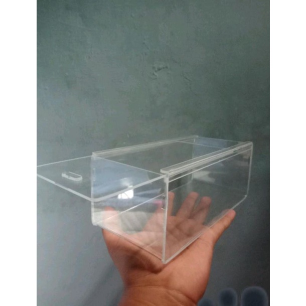 box masker box medis acrylic serbaguna box sliding