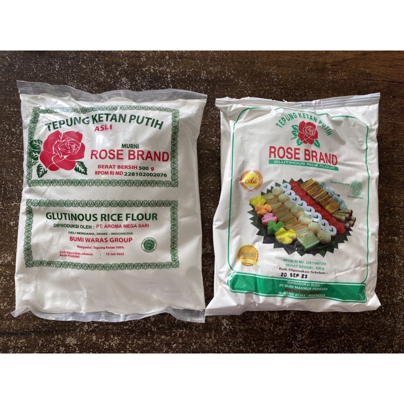 

Tepung ketan rose brand 500gr