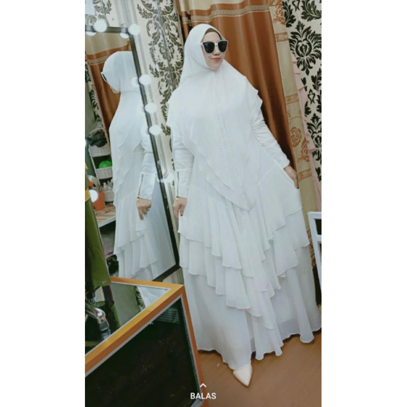 Khayla syari polos by Yodizein (SIAP KIRIM)