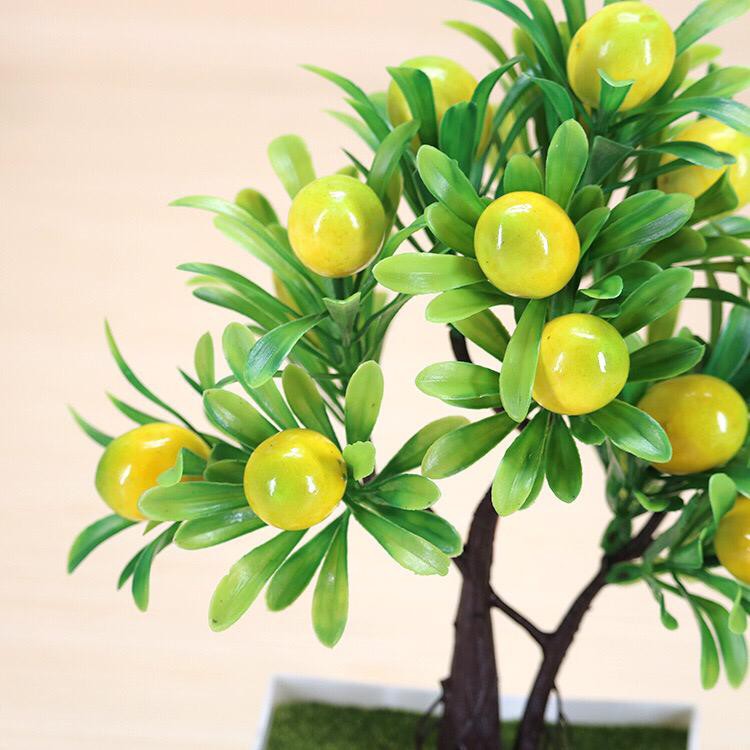 INFY - Ornamen Pot Buah Tanaman Hias Plastik Murah Bunga Hiasan Dekorasi Rumah Artificial Plant R195