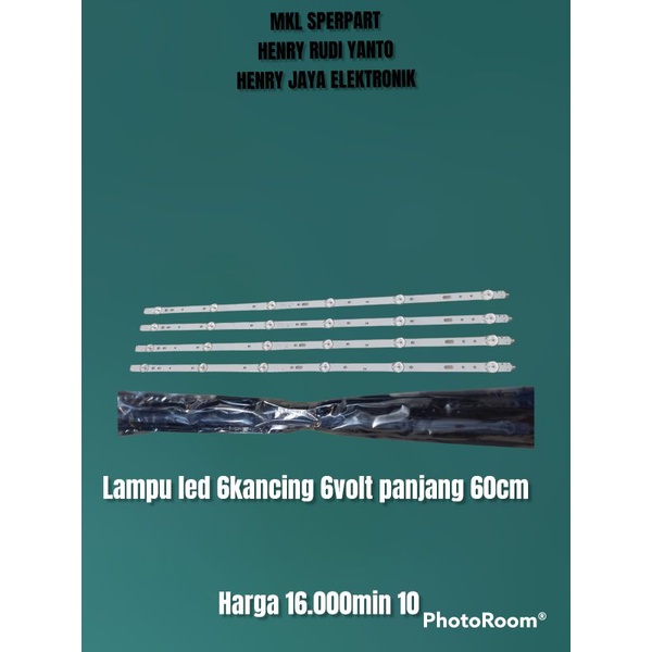 LAMPU LED/BACKLIGHT 6KANCING/LED 6VOLT UNIVERSAL/MODIF
