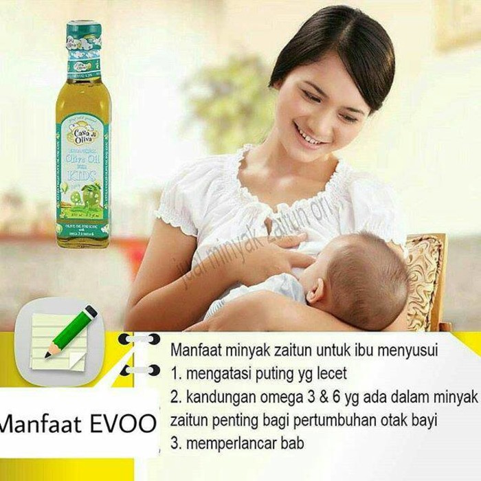 Casa di Oliva Extra Virgin Olive Oil for Kids (EVOO) Mpasi Evoo Tambahan Makanan Bayi