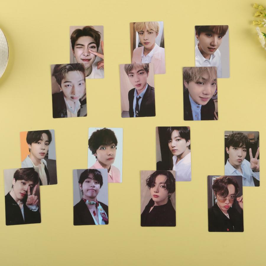 Kartu Pos Mini Desain KPOP BTS Untuk Koleksi