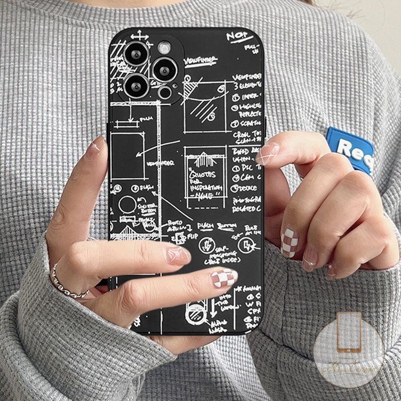 Soft Case Desain Draft Math Untuk Oppo A12 A57 A95 A76 Reno 7 A74 A15 A54 A9 A5S A94 A7 A16 A5 A53 A11 A92 A96 A36 A3S A12E Reno 4 5F 4 5F