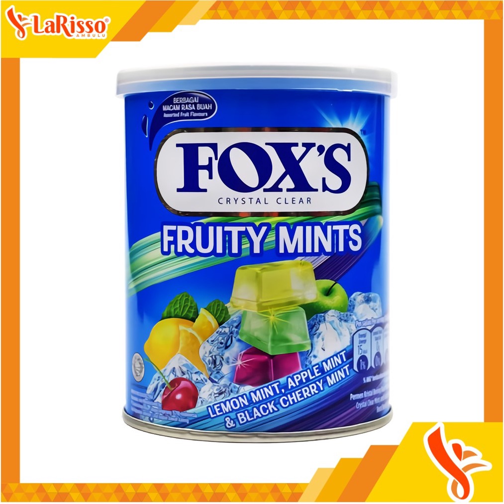 

FOX'S PERMEN TIN 180GR NEW FRUITY MINTS