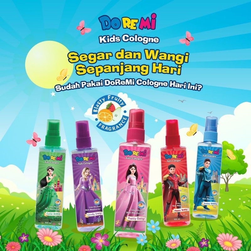 Doremi Kids Cologne 100ml Pewangi Tubuh Anak Parfum Spray Fragrance