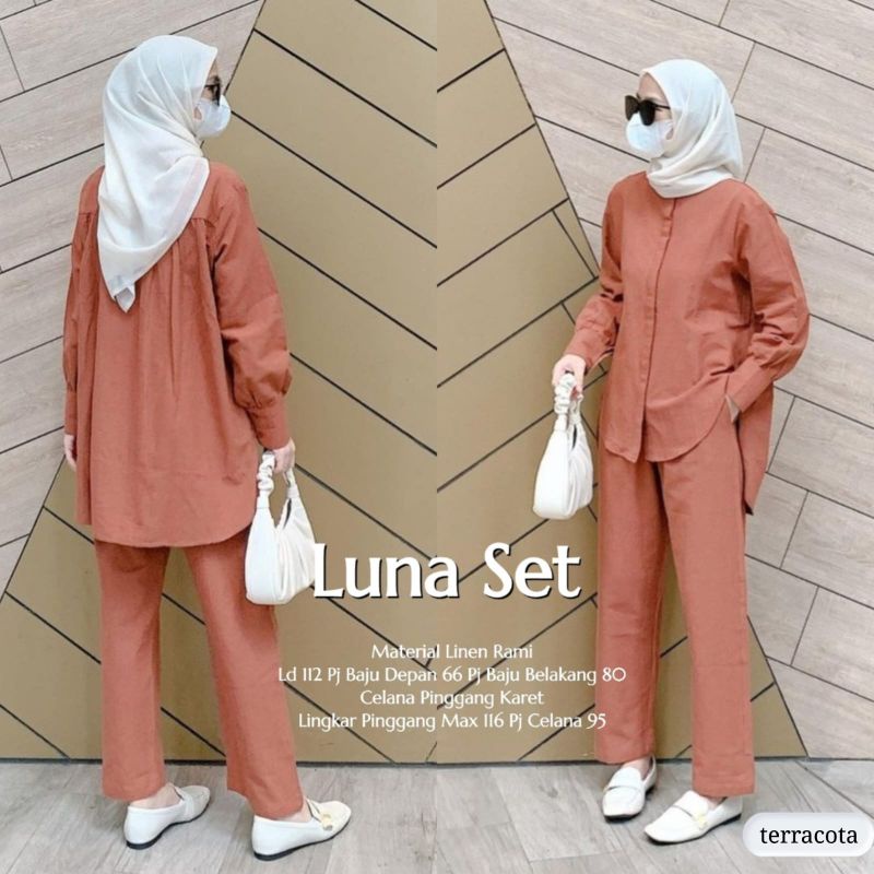 LUNA SET SETELAN WANITA TERBARU