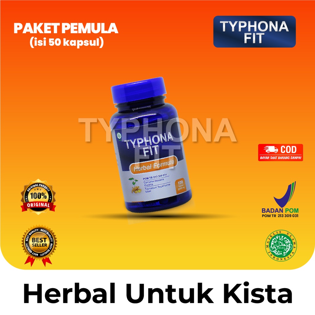 HERBAL ATASI KISTA - TYPHONA FIT 100% ASLI - BPOM