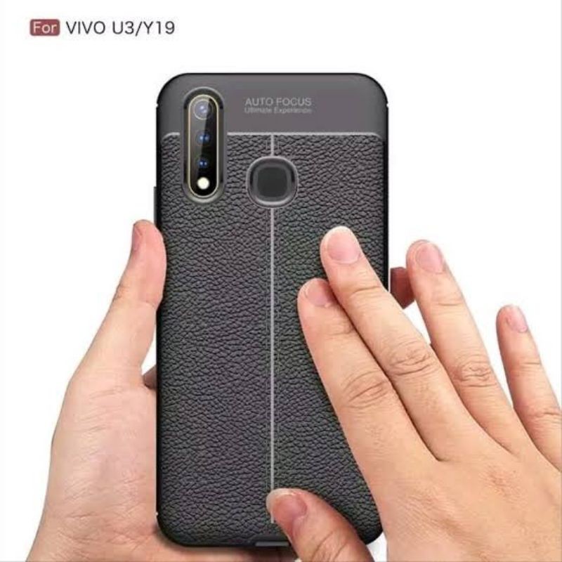 Softcase Vivo Y19 Autofocus Leather Case Ultimatte