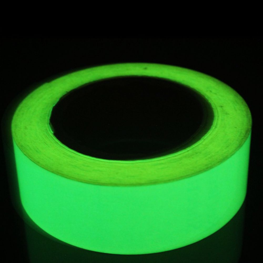 WONDERFUL Glow In The Dark Night Safety Strip Safety Sign Luminous Tape Car Reflective Stripe Home Stage Decorations Warning Stickers Self-adhesive Moto Green Fluorescent