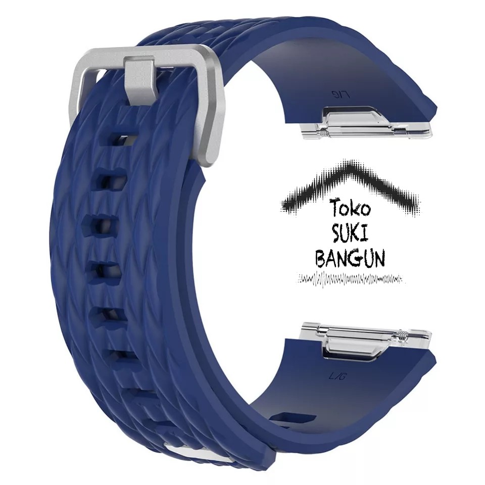 TALI JAM Fit IONIC Rubber DRAGON Pattern Silicone Watch Band Strap