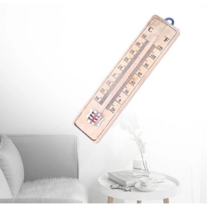 Termometer kayu/ termometer air raksa Super akurat