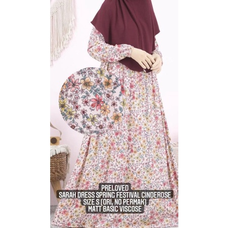 Preloved sarah spring festival cinderrose size S atelier angelina