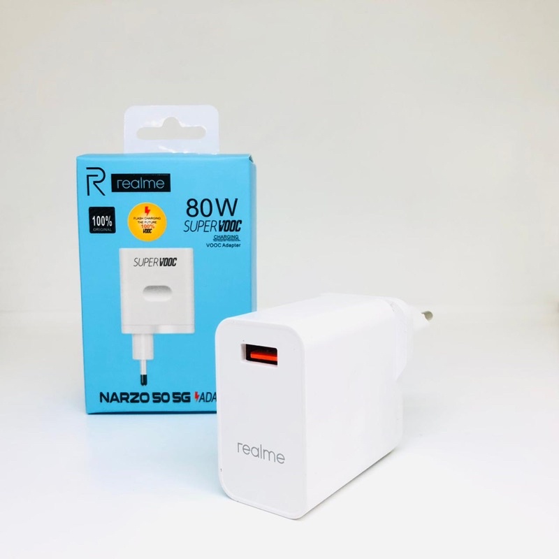 ALL Adapter Charger Realme 80W Narzo 50 5G/R17Pro/R9ProKepala Charger Casan Realme 80w Promo Sen