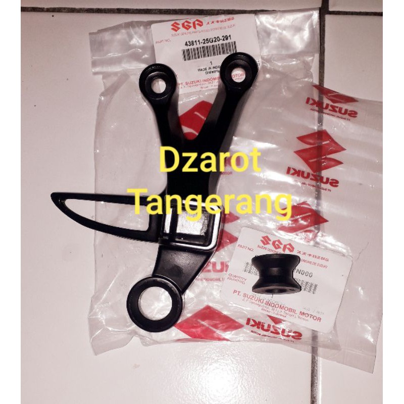 Pilion Step Dudukan Step Belakang Satria Fu Kanan + Karet Asli SGP