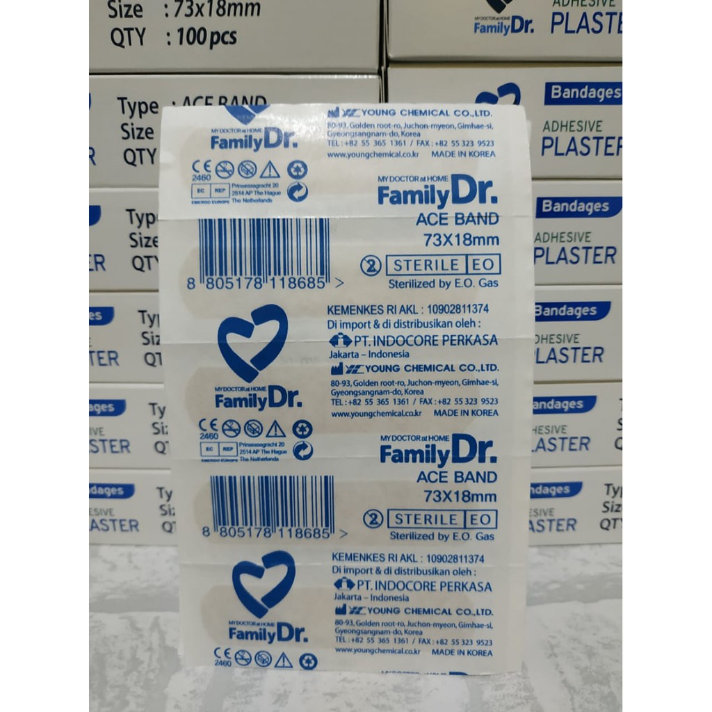 PLASTER LUKA / BOX PLESTER LUKA FAMILY DR / PLASTER LUKA TRANSPARAN BOX