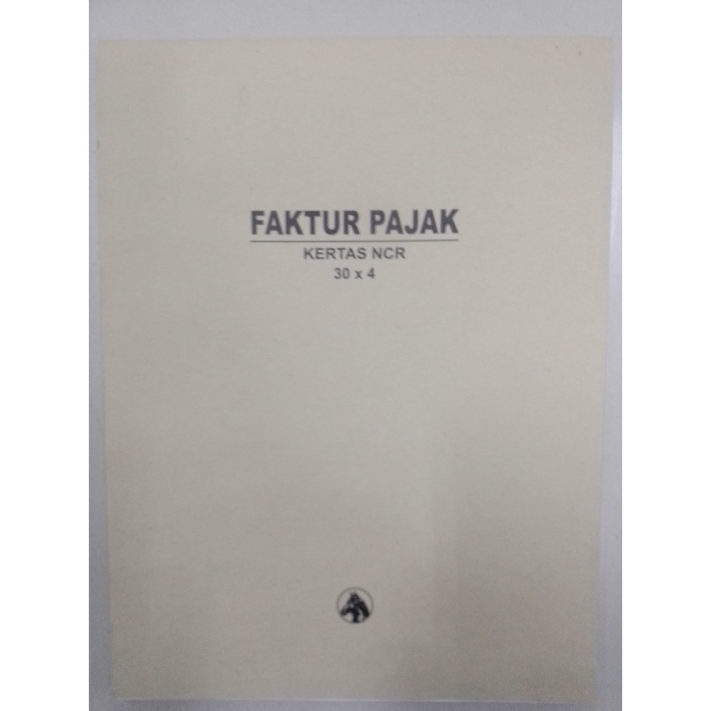 

Kuda faktur pajak NCR 30 x 4 4ply