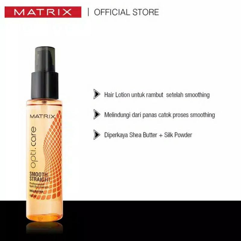 MATRIX Opti Care Smooth Straight Serum 100 ML | Vitamin Rambut Opticare Serum