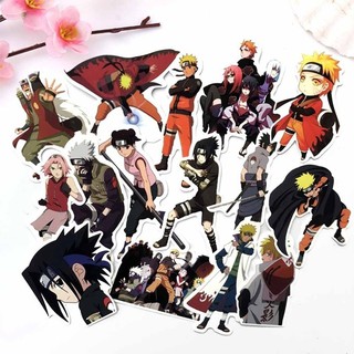 63Pcs Set Stiker Anime Naruto Jepang Anti Air untuk 63Pcs Set Stiker Anime Naruto Jepang Anti Air untuk