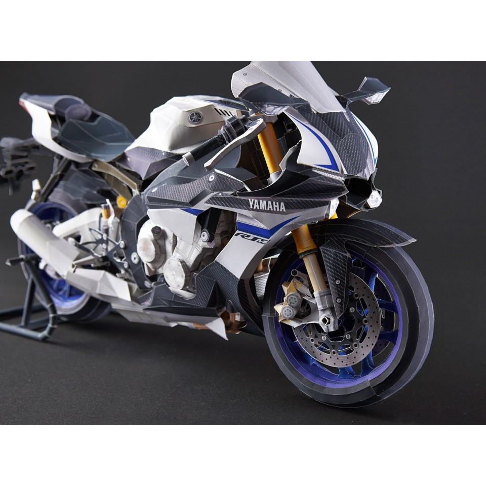 DIY Miniatur Papercraft Motor Yamaha YZF-R1M