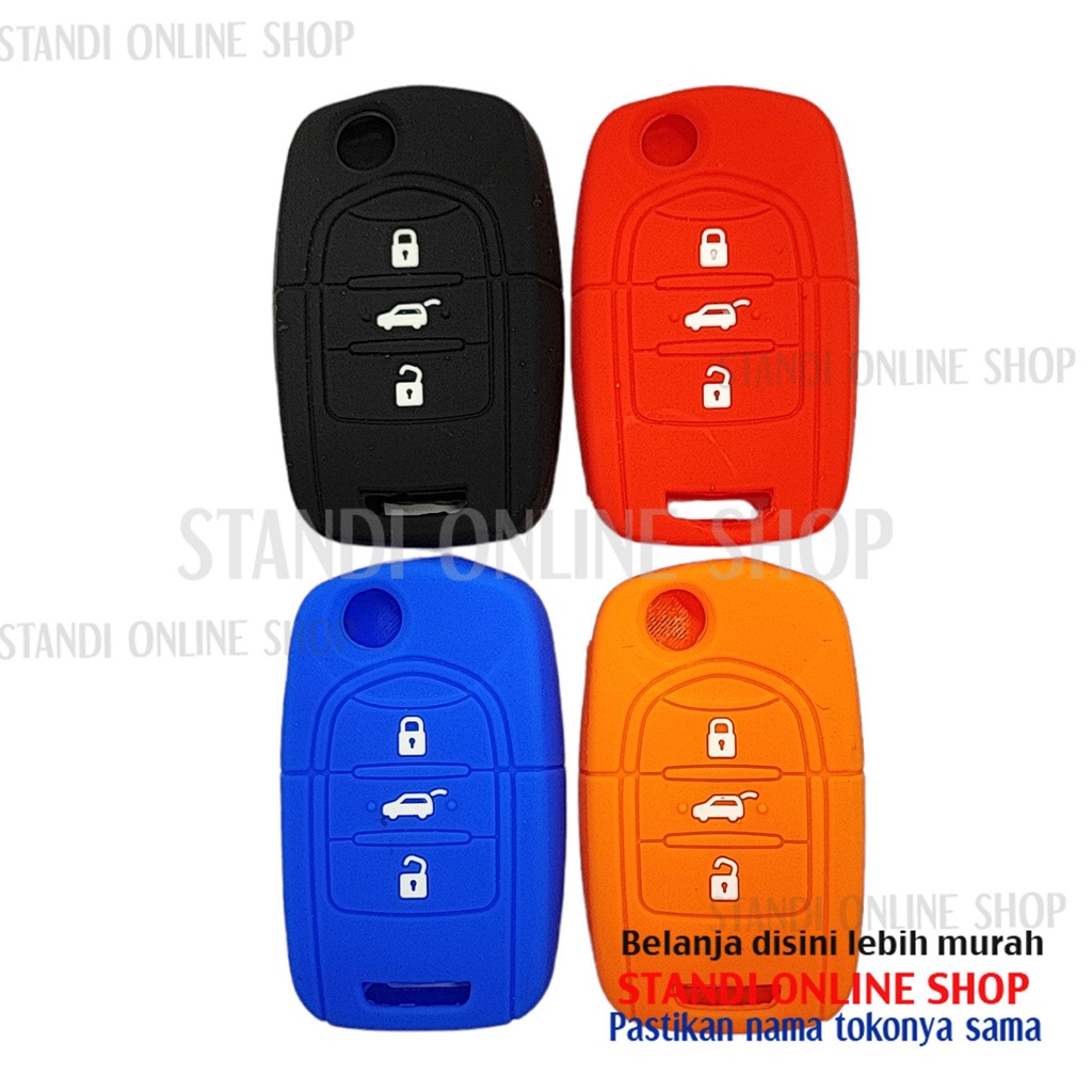 Sarung Kunci Silikon Remote Cover Flipkey Wuling Cortez Murah