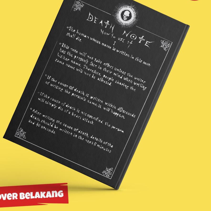 

PROMOSI !!! 10.10 Pocket Book Anime Death Note Buku Tulis Catatan Note Agenda Planner [KODE 486]
