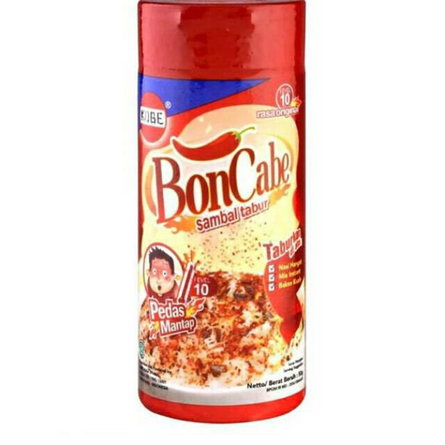Boncabe Rasa Original Level 10 Botol 50gr