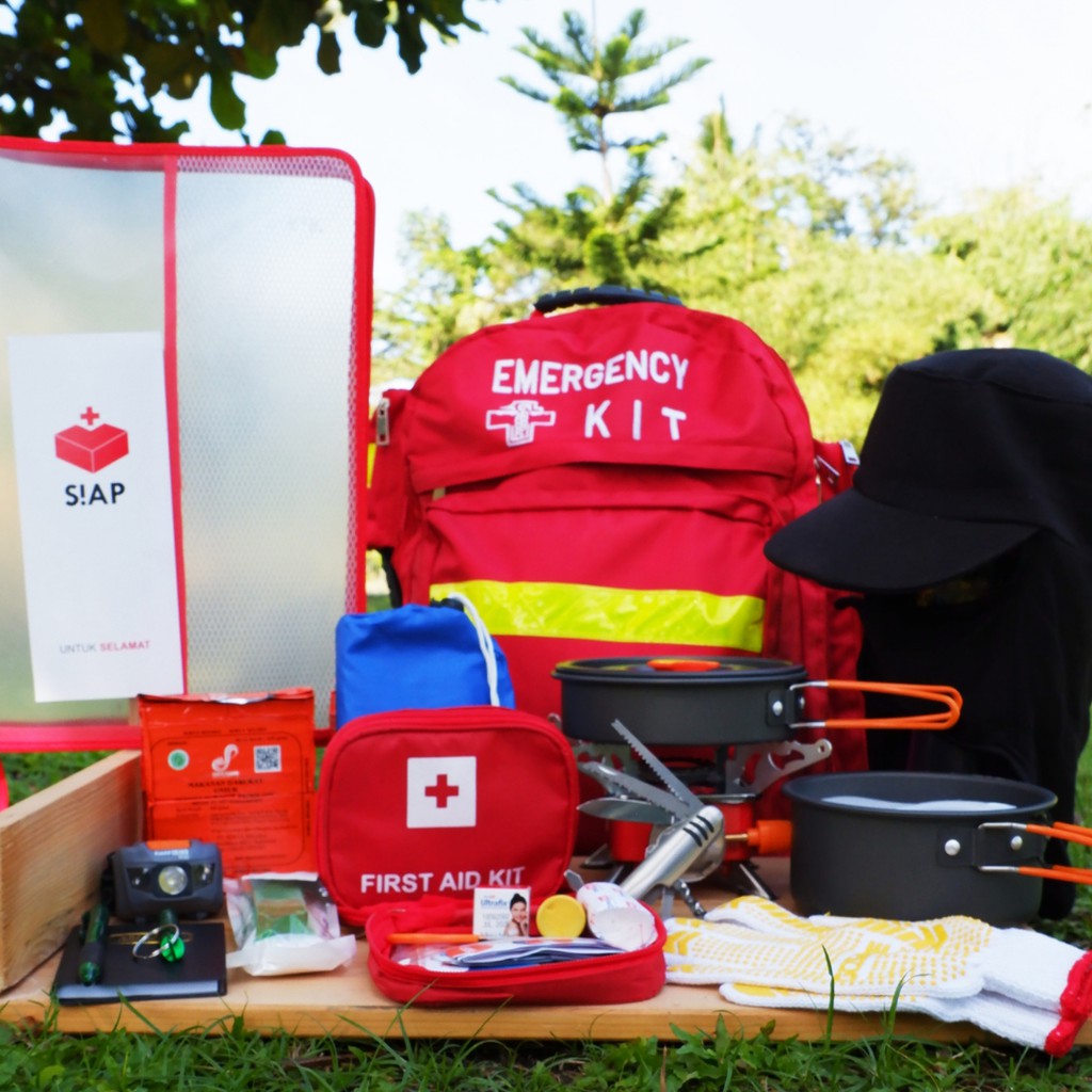 SAP Tas+Paket Emergency Kit untuk Siaga Bencana (Personal Kit No. 3)