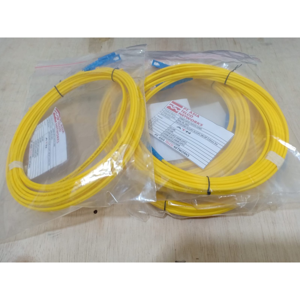 Patchcord SC UPC Duplex 5 Meter / Patchcord SC SC Duplex 5m
