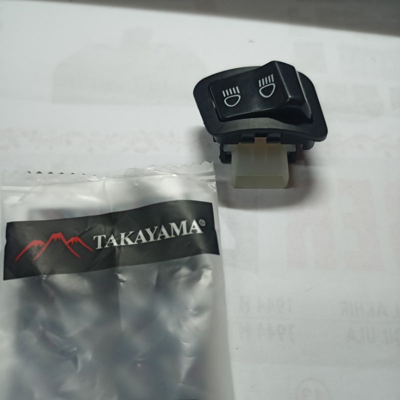 SAKLAR TOMBOL DIMMER LAMPU JAUH DEKAT HONDA VARIO SCOOPY PCX CBU