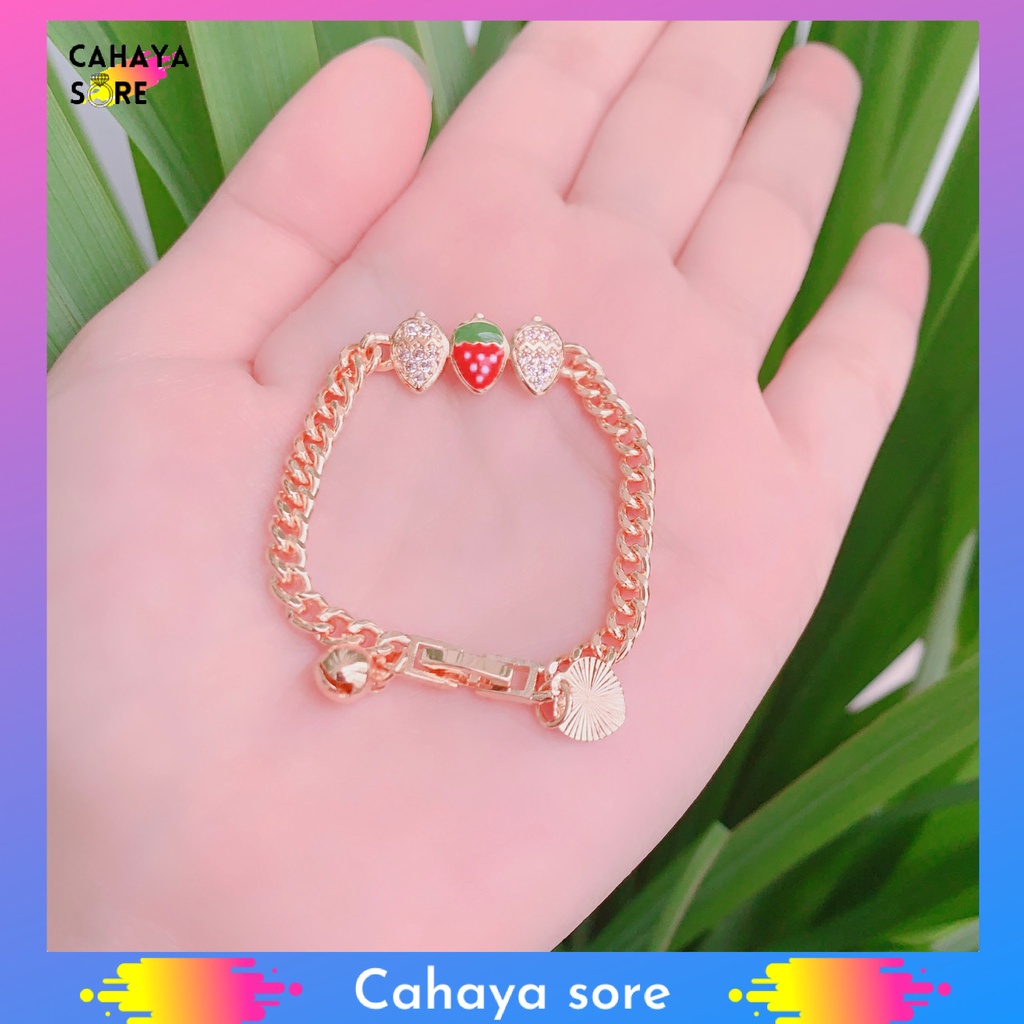 Gelang Xuping Gold Gelang Tangan Anak Rantai HelloKitty GA08