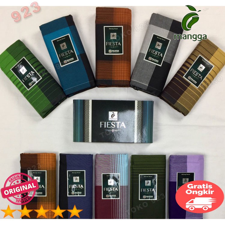 Original M99-10 Sarung Tenun Motif Acak Random Dewasa Cap MANGGA
