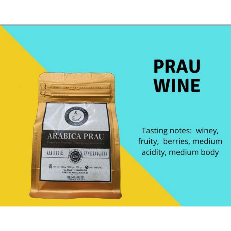 

Arabika Temanggung Wine Proses Roasted Bean 1kg