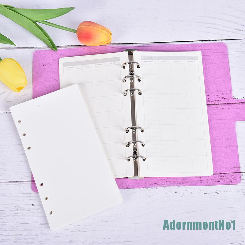 (AdornmentNo1) Kertas Isi Ulang Binder Loose Leaf Ukuran A6