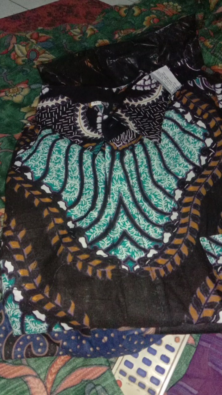 Baju Batik Pria Big Size M L Xl Xxl Atasan Kemeja Batik Lengan Pendek Original