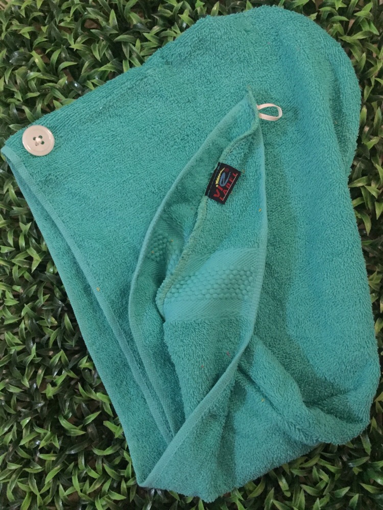 Handuk Keramas Anak ( Oren,biru Tua ,tosca,coklat,putih)