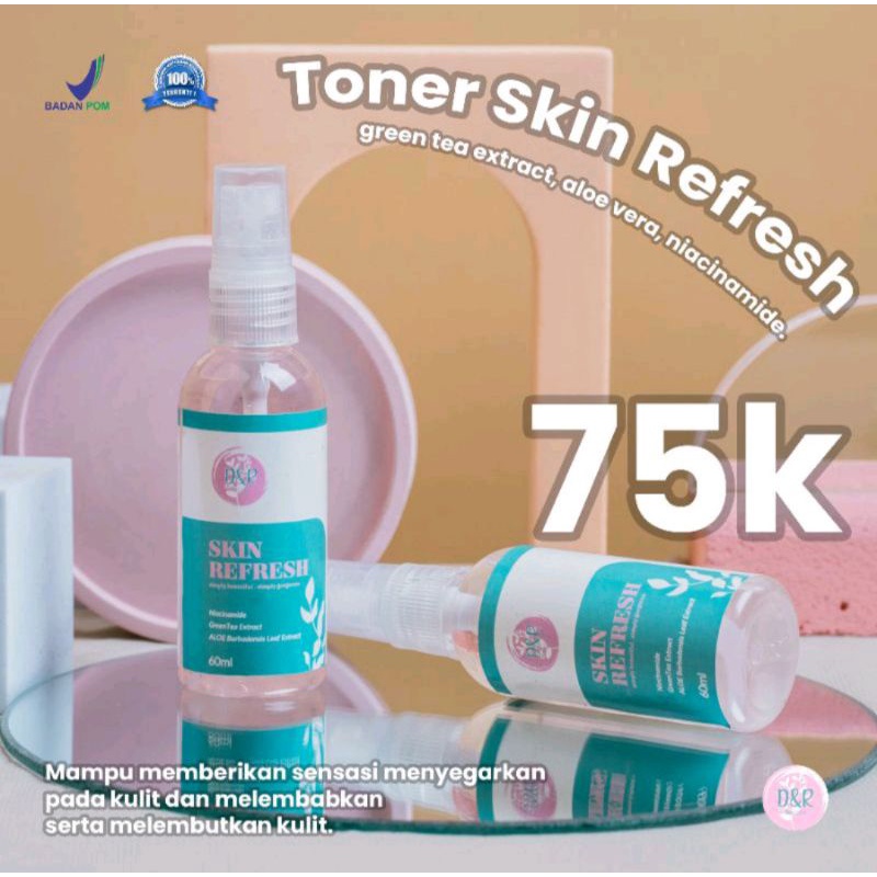 DnR skin refresh ( toner ) skincare HALAL BPOM